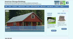 Desktop Screenshot of americanstoragebuildings.com