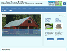 Tablet Screenshot of americanstoragebuildings.com